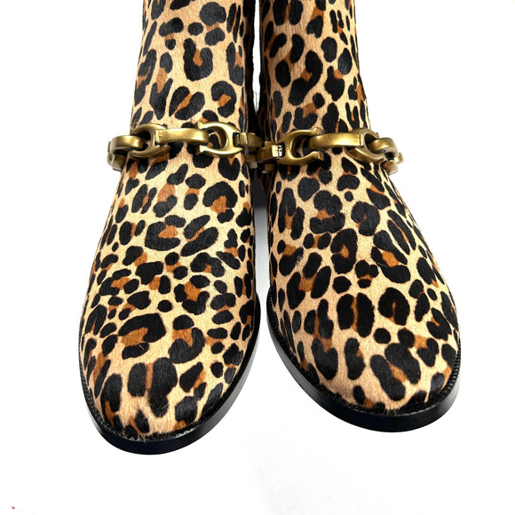 Coach | Allen Signature Chain Boot Natural NEW Size 8.5 - Picture 4 of 11